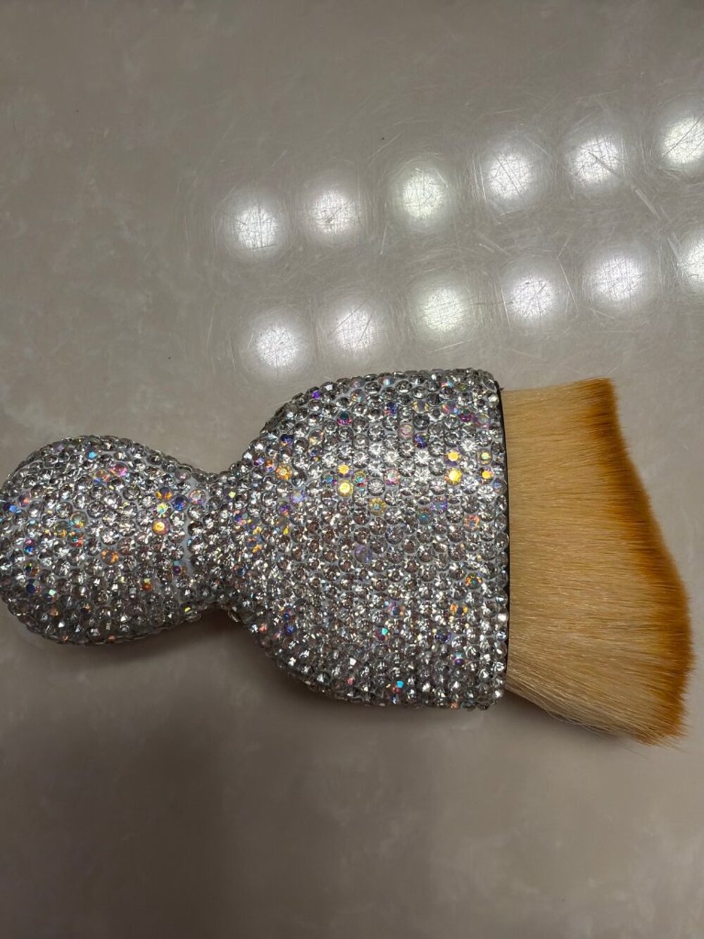 Rhinestone Crystal Bow Makeup Brush Small Kabuki Brush New